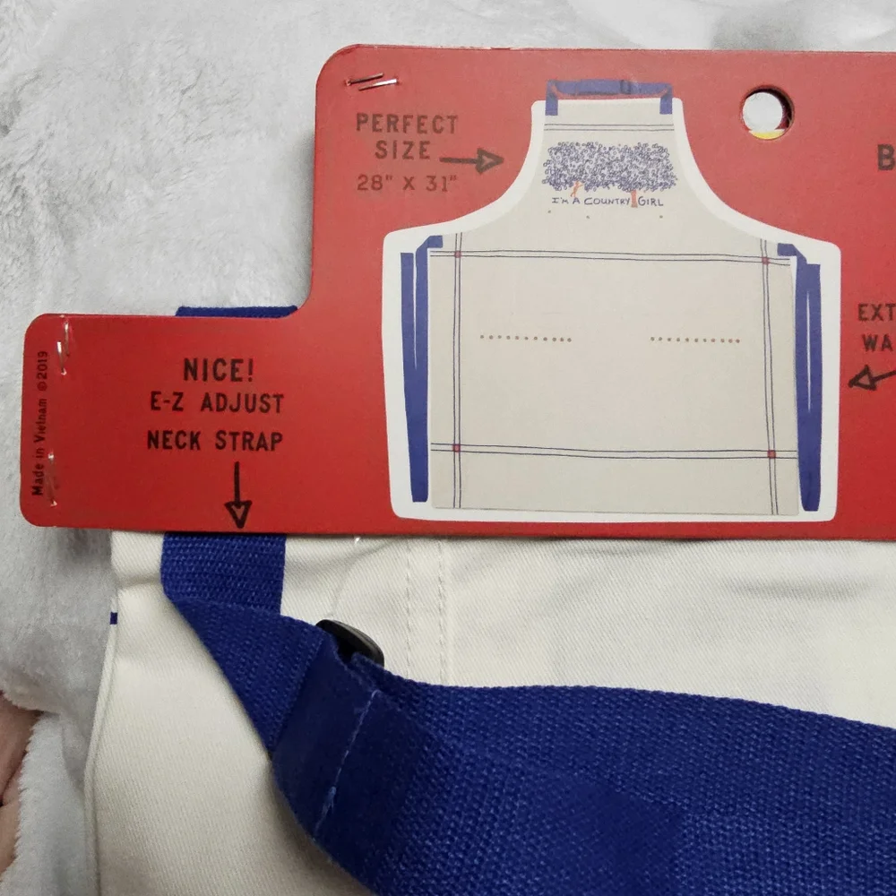 Blue Q I'm a Country Girl Heavy Duty Cotton Twill Apron
